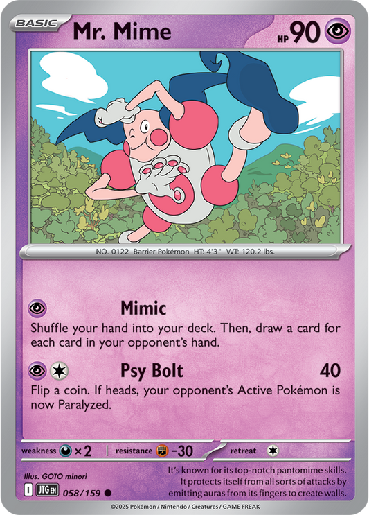 Journey Together - 058/159 - Mr. Mime