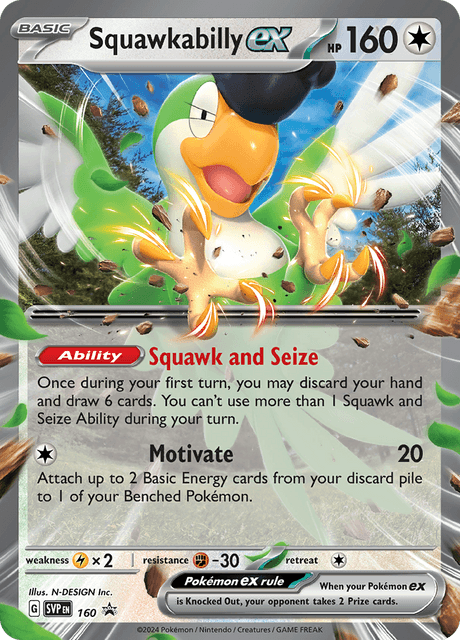 Black Star Promos - SVP160 - Squawkabilly ex