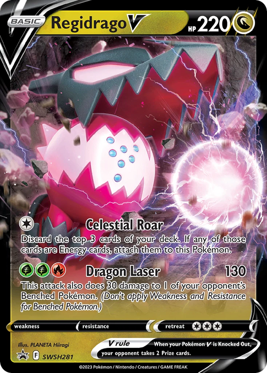 SWSH281 - Regidrago V - Oversized Card