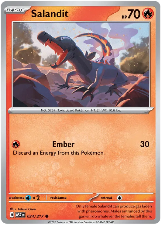 Ascended Heroes - 034/217 - Salandit