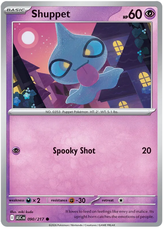 Ascended Heroes - 090/217 - Shuppet
