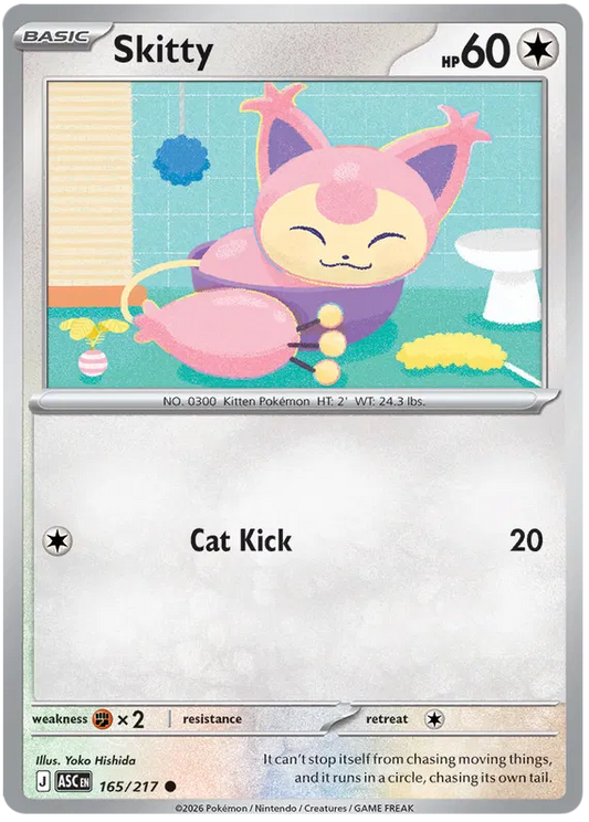Ascended Heroes - 165/217 - Skitty