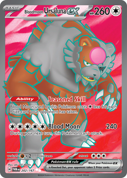 Twilight Masquerade - 202/167 - Bloodmoon Ursaluna ex