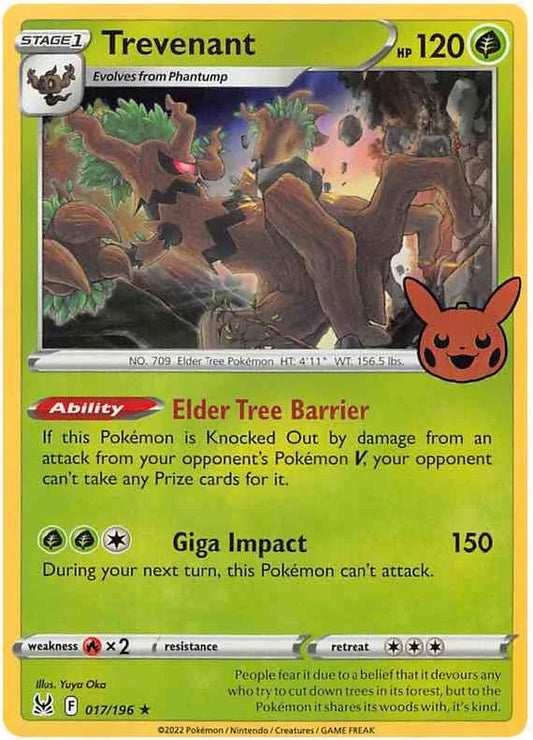 Trick or Trade 2023 - LOR 017 - Trevenant - Holo