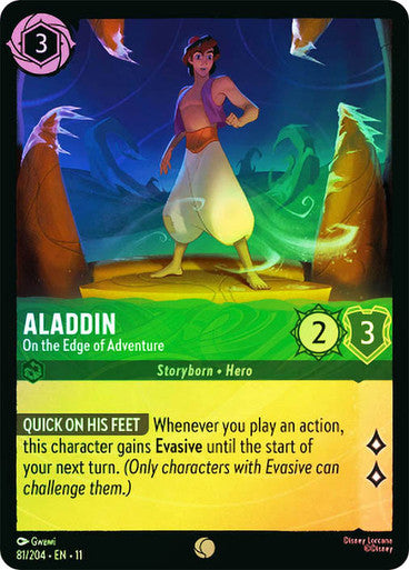 Winterspell - 081/204 - Aladdin - On the Edge of Adventure - Foil