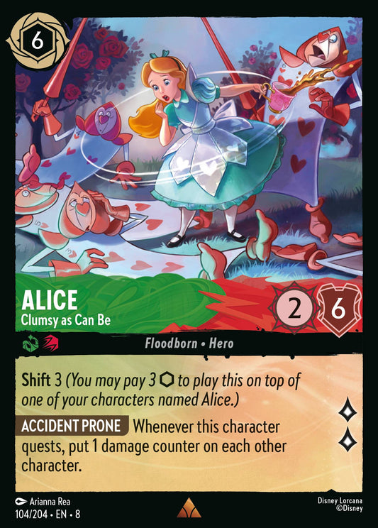 Reign Of Jafar - 104/204 - Alice - Clumsy as Can Be