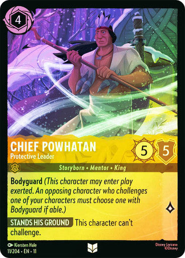 Winterspell - 011/204 - Chief Powhatan - Protective Leader - Foil