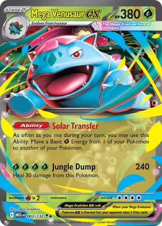Mega Evolution - 003/132 - Mega Venusaur ex