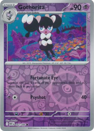 White Flare - 042/086 - Gothorita - Reverse Holo