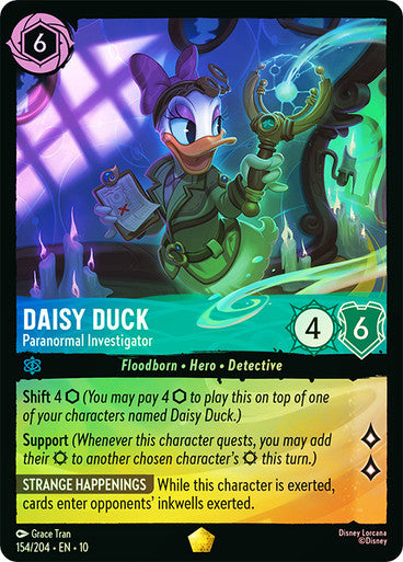 Whispers in the Well - 154/204 - Daisy Duck - Paranormal Investigator - Foil
