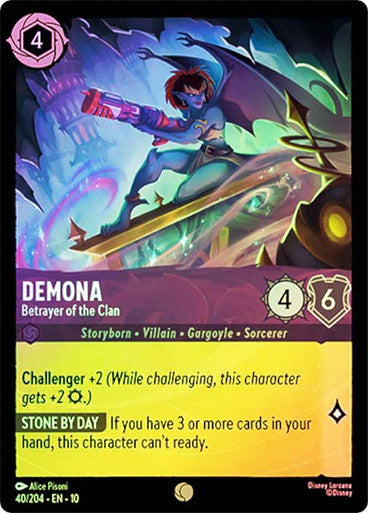 Whispers in the Well - 040/204 - Demona - Betrayer of the Clan - Foil