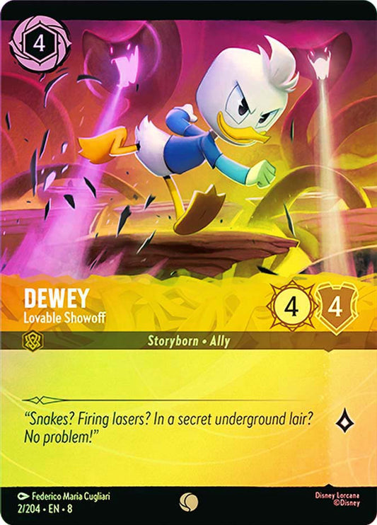 Reign Of Jafar - 002/204 - Dewey - Lovable Showoff - Foil