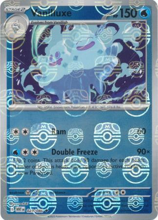 White Flare - 029/086 - Vanilluxe - Master Ball Reverse Holo