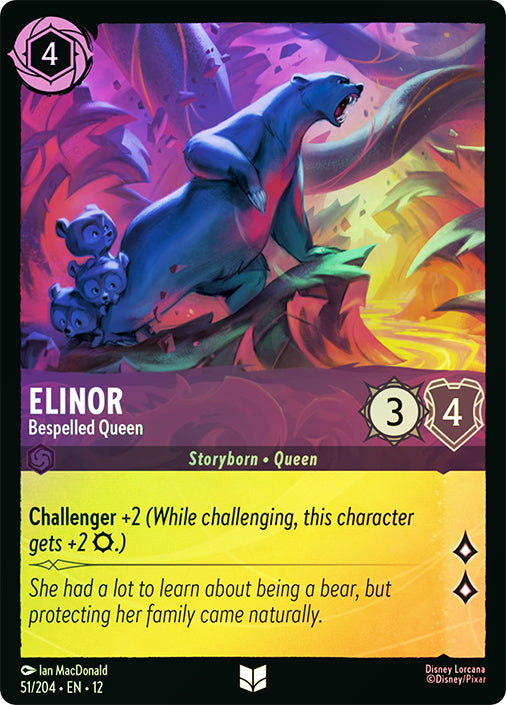 Wilds Unknown - 051/204 - Elinor - Bespelled Queen - Foil