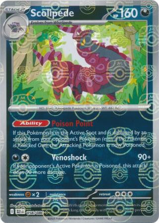 Black Bolt - 056/086 - Scolipede - Master Ball Reverse Holo