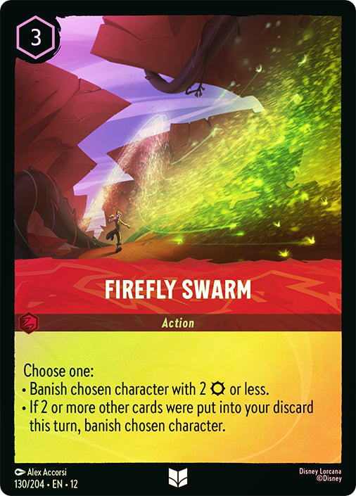 Wilds Unknown - 130/204 - Firefly Swarm - Foil
