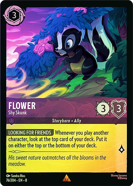 Reign Of Jafar - 076/204 - Flower - Shy Skunk - Foil