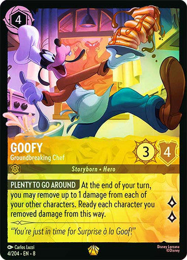 Reign Of Jafar - 004/204 - Goofy - Groundbreaking Chef - Foil