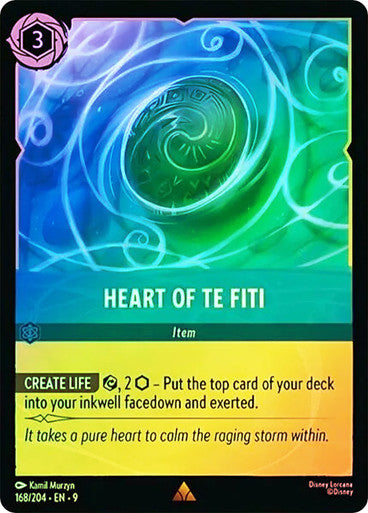 Fabled - 168/204 - Heart of Te Fiti - Foil
