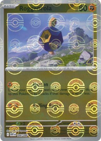White Flare - 046/086 - Roggenrola - Poké Ball Reverse Holo