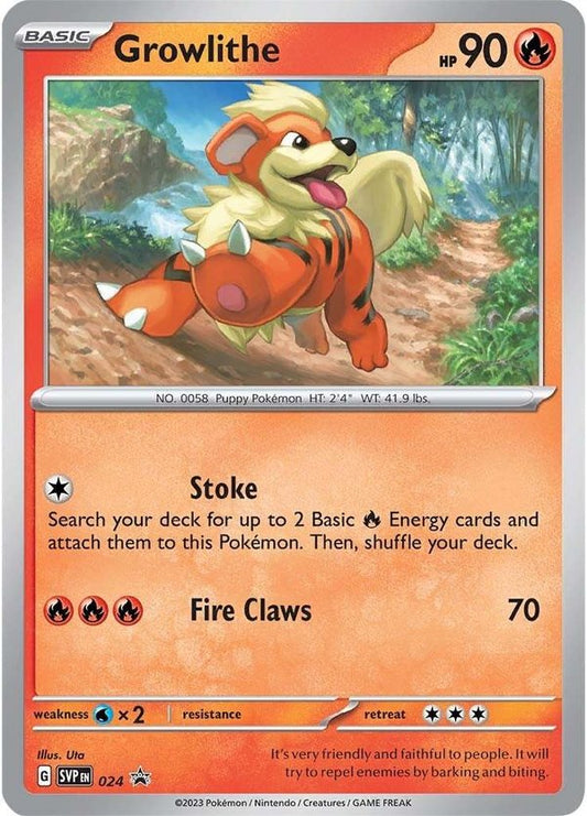 Black Star Promos - SVP024 - Growlithe - Holo