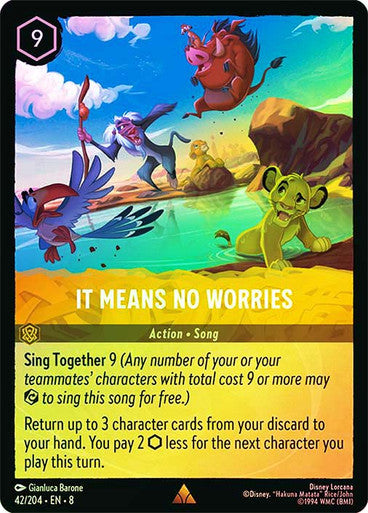 Reign Of Jafar - 042/204 - It Means No Worries - Foil