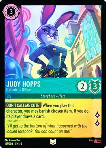 Fabled - 157/204 - Judy Hopps - Optimistic Officer - Foil