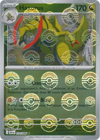 Black Bolt - 070/086 - Haxorus - Poké Ball Reverse Holo