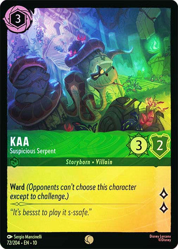 Whispers in the Well - 072/204 - Kaa - Suspicious Serpent - Foil