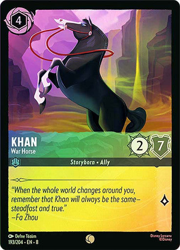 Reign Of Jafar - 193/204 - Khan - War Horse - Foil