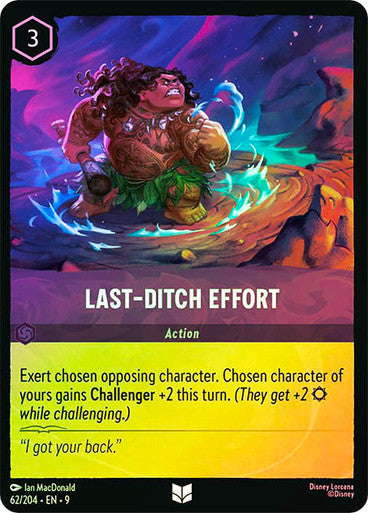 Fabled - 062/204 - Last-Ditch Effort - Foil