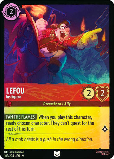 Fabled - 103/204 - LeFou - Instigator - Foil