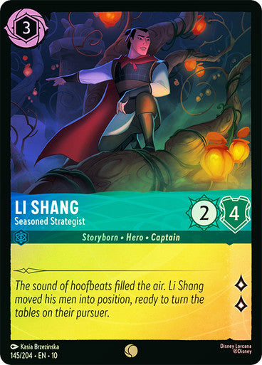 Whispers in the Well - 145/204 - Li Shang - Seasoned Strategist - Foil