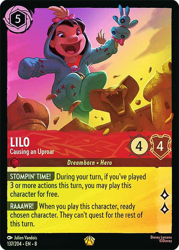 Reign Of Jafar - 137/204 - Lilo - Causing an Uproar - Foil