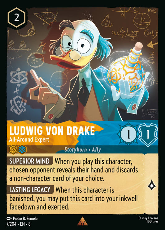 Reign Of Jafar - 007/204 - Ludwig von Drake - All‐Around Expert