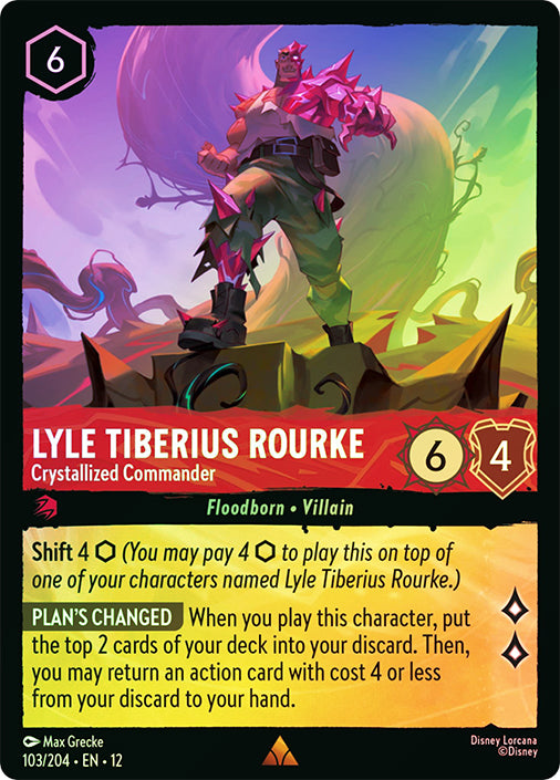 Wilds Unknown - 103/204 - Lyle Tiberius Rourke - Crystallized Commander - Foil