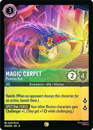 Reign Of Jafar - 183/204 - Magic Carpet - Phantom Rug - Foil