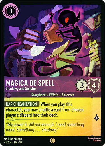 Whispers in the Well - 041/204 - Magica De Spell - Shadowy and Sinister - Foil
