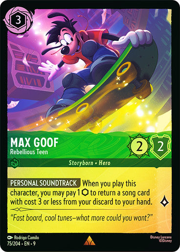 Fabled - 075/204 - Max Goof - Rebellious Teen - Foil