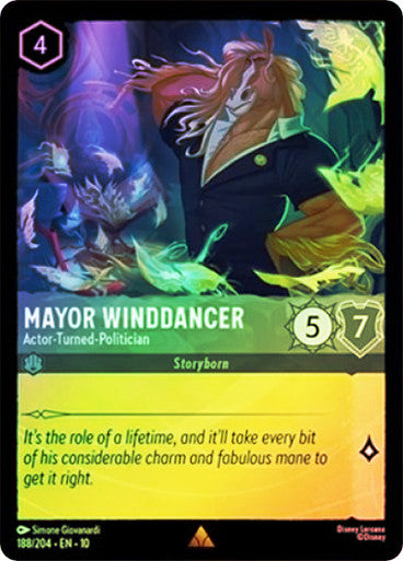 Whispers in the Well - 188/204 - Mayor Winddancer - Actor-Turned-Politician - Foil