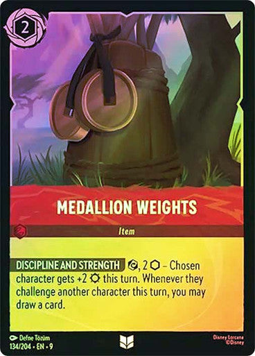 Fabled - 134/204 - Medallion Weights - Foil