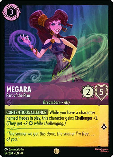 Reign Of Jafar - 054/204 - Megara - Part of the Plan - Foil