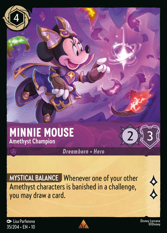 Whispers in the Well - 035/204 - Minnie Mouse - Amethyst Champion