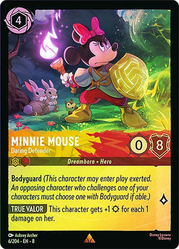 Reign Of Jafar - 006/204 - Minnie Mouse - Daring Defender - Foil