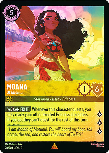 Fabled - 020/204 - Moana - Of Motunui - Foil