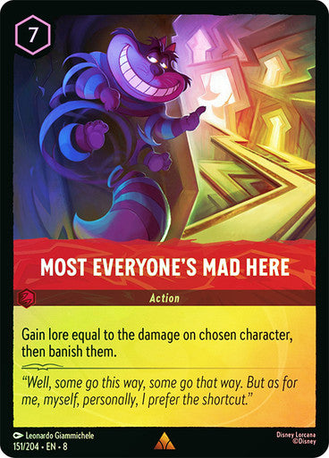 Reign Of Jafar - 151/204 - Most Everyone's Mad Here - Foil