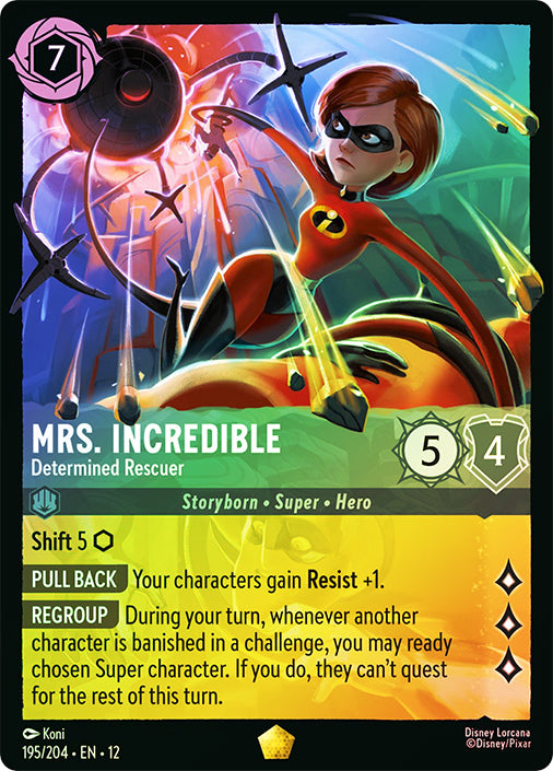 Wilds Unknown - 195/204 - Mrs. Incredible - Determined Rescuer - Foil
