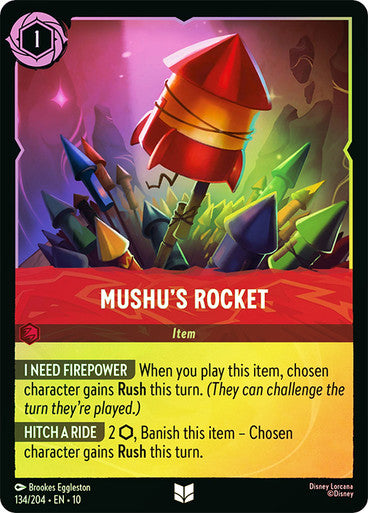 Whispers in the Well - 134/204 - Mushu's Rocket - Foil