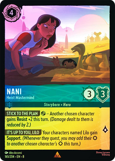 Reign Of Jafar - 165/204 - Nani - Heist Mastermind - Foil