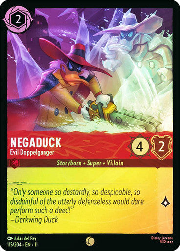 Winterspell - 115/204 - Negaduck - Evil Doppelganger - Foil